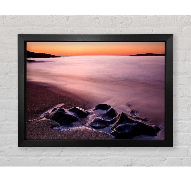 Sunset Isle Of Lewis Scotland Uk - Single Picture Frame Art Prints Bright Star Size: 100cm H x 141.4cm W x 3.4cm D on Productcaster.