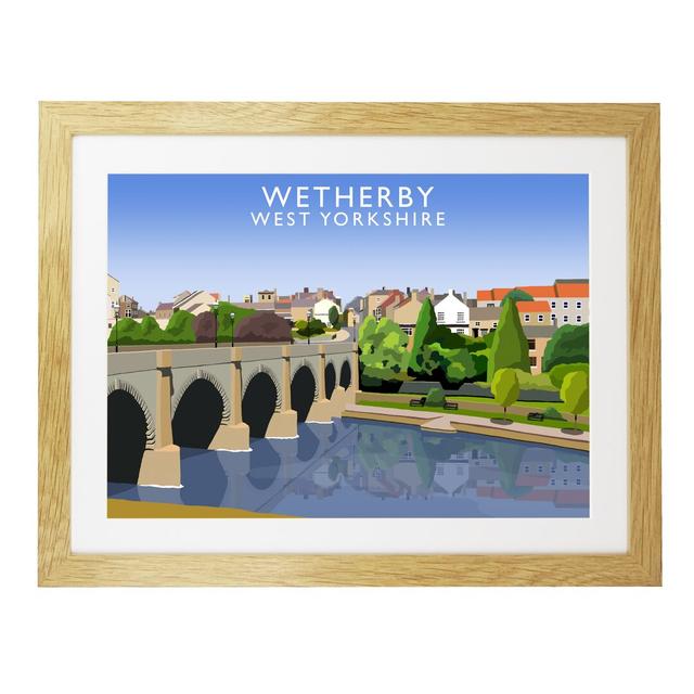 'Wetherby' by Richard O'Neil - Print East Urban Home Format: Oak Wood Frame, Size: 33.5 cm H x 43.5 cm W x 2.2 cm D on Productcaster.