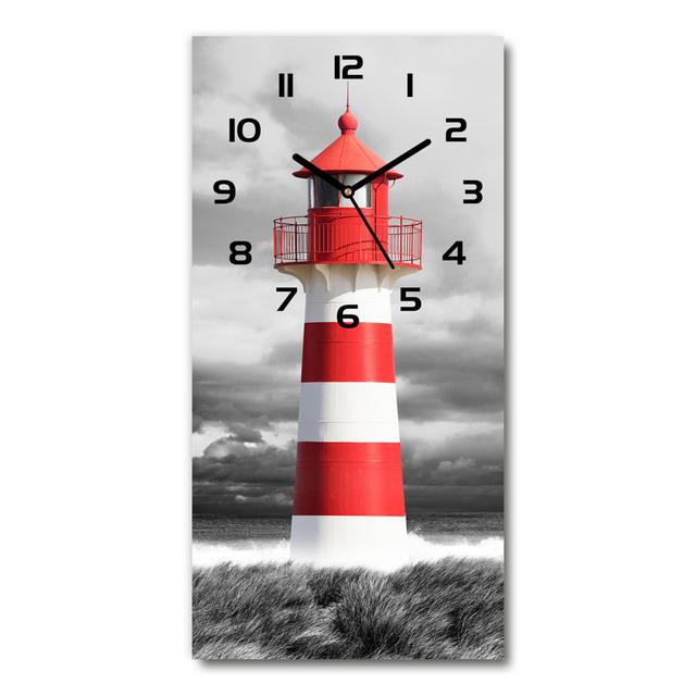 Irwing Silent Wall Clock East Urban Home Colour: Red/Grey/Black on Productcaster.