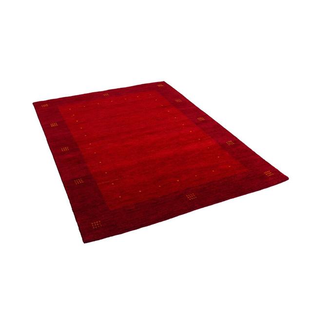 Potts Power Loom Wool Red Rug Gracie Oaks Rug Size: Rectangle 90 x 160cm on Productcaster.