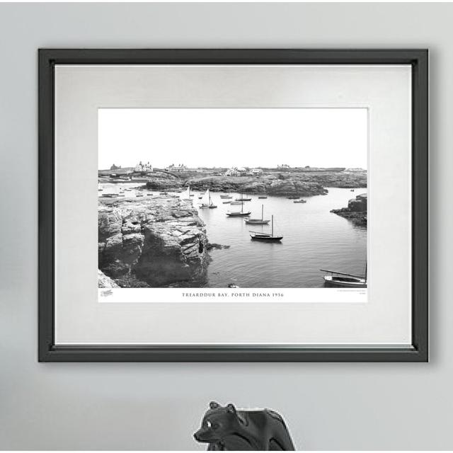 'Trearddur Bay, Porth Diana 1956' by Francis Frith - Picture Frame Photograph Print on Paper The Francis Frith Collection Size: 45cm H x 60cm W x 2.3c on Productcaster.