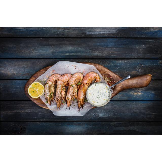 Argentine Shrimp - Wrapped Canvas Photograph 17 Stories Size: 30cm H x 46cm W x 3.8cm D on Productcaster.