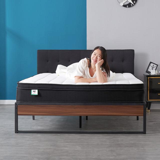 Ellum Wayfair Sleep Pillow Top Pocket Sprung Mattress Wayfair Sleep Size: Kingsize (5') on Productcaster.