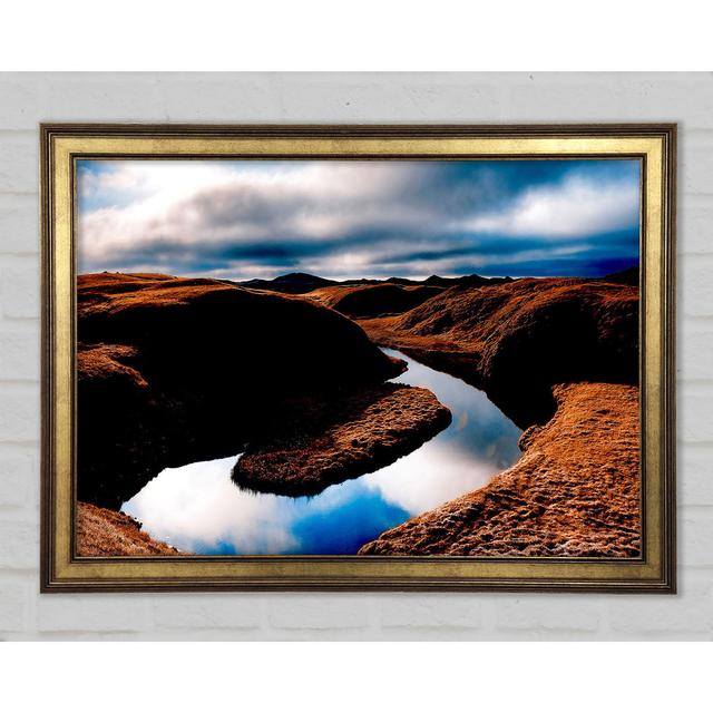 Small River Island Framed Print Union Rustic Size: 21cm H x 29.7cm W x 1.5cm D on Productcaster.