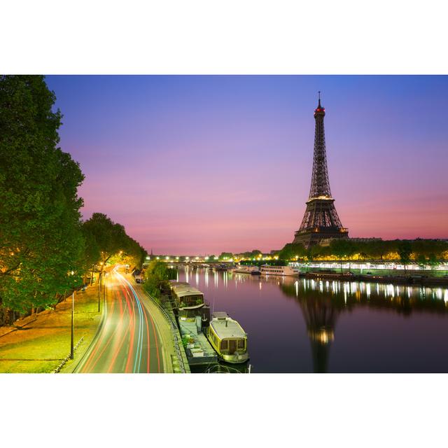 Overmoor Paris At Dusk by Beboy_ltd - Wrapped Canvas Print Latitude Run Size: 30cm H x 46cm W x 3.8cm D on Productcaster.