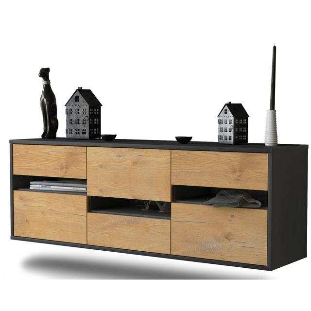 Garraway TV Stand Ebern Designs Colour: Oak on Productcaster.