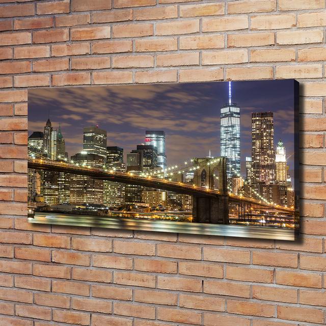 Brooklyn Bridge - Wrapped Canvas Art Prints Brayden Studio on Productcaster.