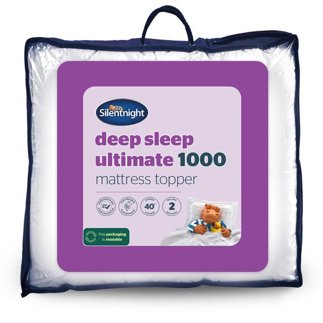 Silentnight Ultimate Deep Sleep 1000 Mattress Topper Silentnight Size: Single (3') on Productcaster.