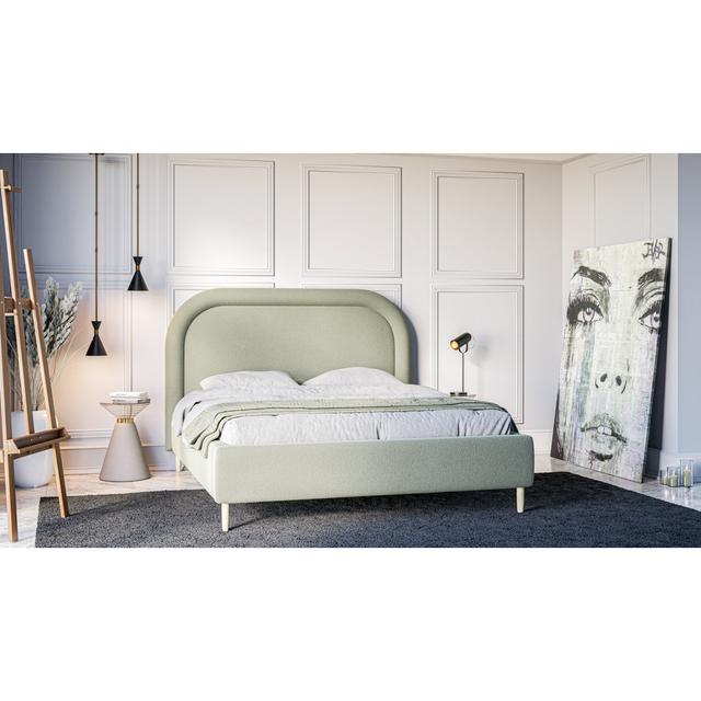 Annelyn Bed Canora Grey Size: European Kingsize (160 x 200cm) on Productcaster.