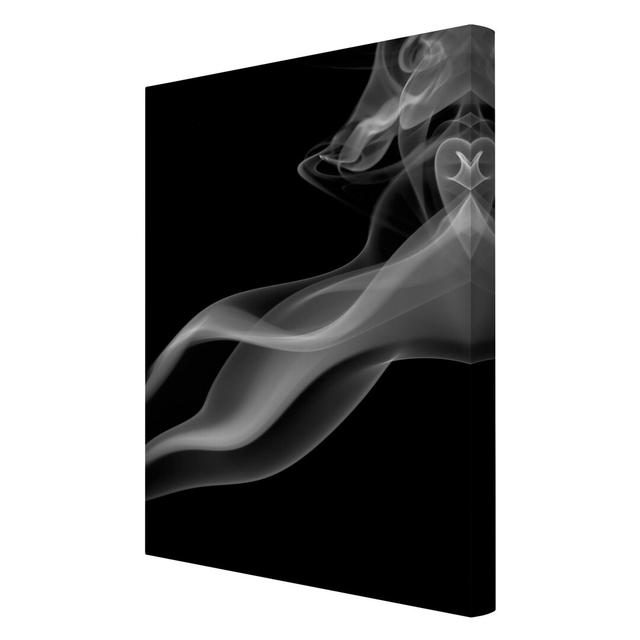 Smoking Silver Photographic Print on Canvas East Urban Home Size: 150cm L x 100cm W on Productcaster.