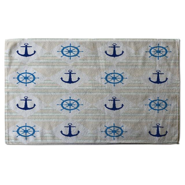 Nautical Elements Tea Towel (Set of 3) Longshore Tides on Productcaster.