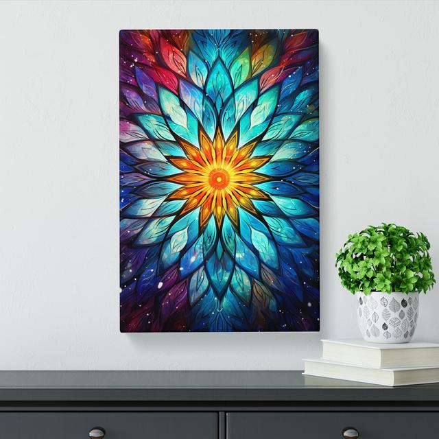 Mandala Abstract - No Frame Art Prints Latitude Vive Size: 60cm H x 40cm W x 3cm D on Productcaster.