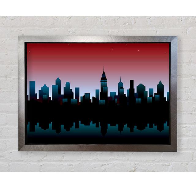 Architects New City Reflections - Single Picture Frame Art Prints Bright Star Size: 42cm H x 59.7cm W x 3.4cm D on Productcaster.