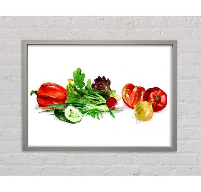 Salad Selection 1 - Print Bright Star Size: 100cm H x 141.4cm W on Productcaster.