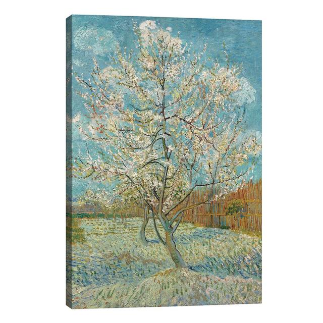 The Pink Peach Tree, 1888 by Vincent Van Gogh - Wrapped Canvas Painting Ebern Designs Size: 66.04cm H x 45.72cm W x 1.91cm D on Productcaster.