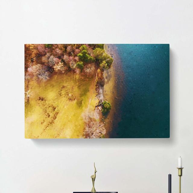 Derwent Water in Keswick Cumbria - Wrapped Canvas Graphic Art Print East Urban Home Size: 50cm H x 76cm W x 3cm D on Productcaster.