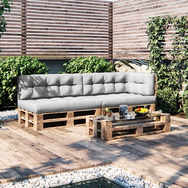 5-tlg. Gartensofaauflagen-Set Garten Living Farbe: Grau on Productcaster.