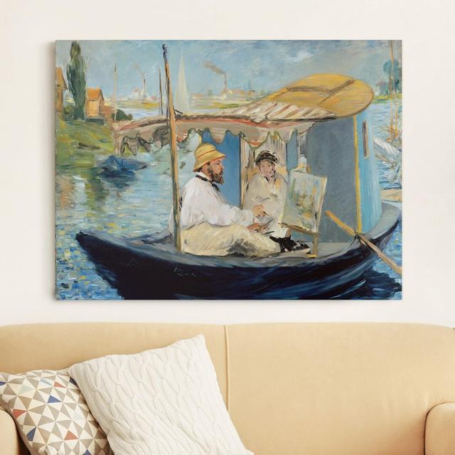 Leinwandbild Das Boot von Edouard Manet Rosalind Wheeler Größe: 60 cm H x 80 cm B on Productcaster.