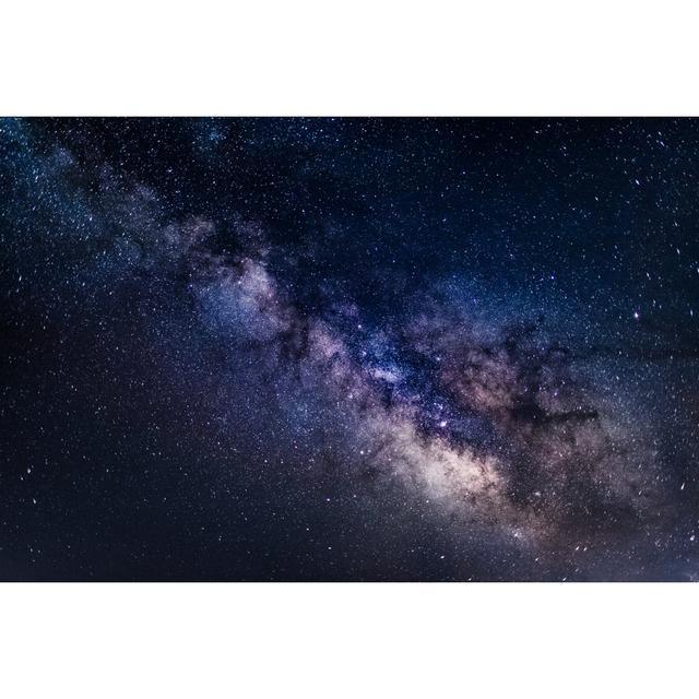 Milky Way Galaxy by Nick_Pandevonium - No Frame Art Prints on Canvas 17 Stories Size: 81cm H x 122cm W on Productcaster.