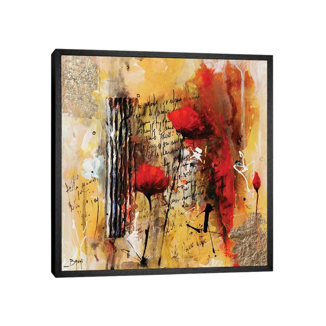 Emotion by Eric Bruni - Gallery-Wrapped Canvas Giclée on Canvas Metro Lane Size: 45.72cm H x 45.72cm W x 3.81cm D, Format: Black Floater Framed on Productcaster.