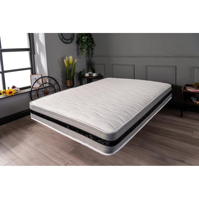 White Noise Open Coil Mattress White Noise Size: Single (3') on Productcaster.