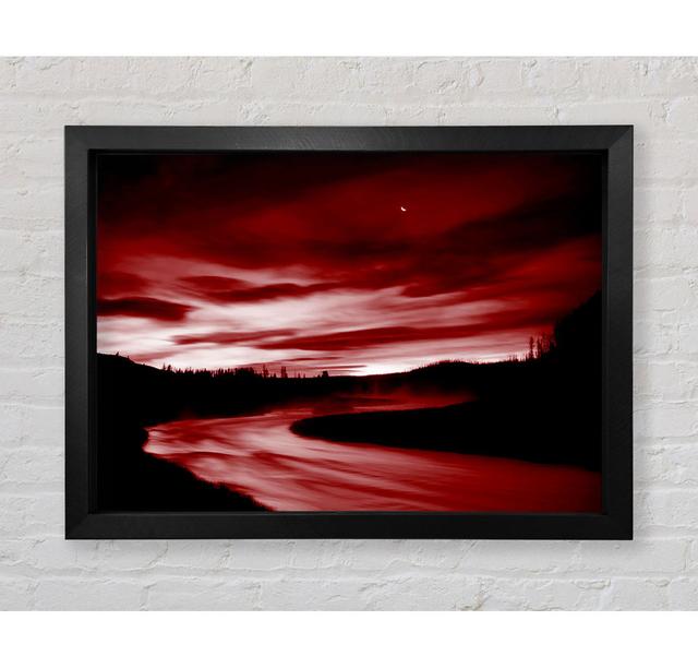 Red River Storms - Single Picture Frame Art Prints Bright Star Size: 100cm H x 141.4cm W x 3.4cm D on Productcaster.