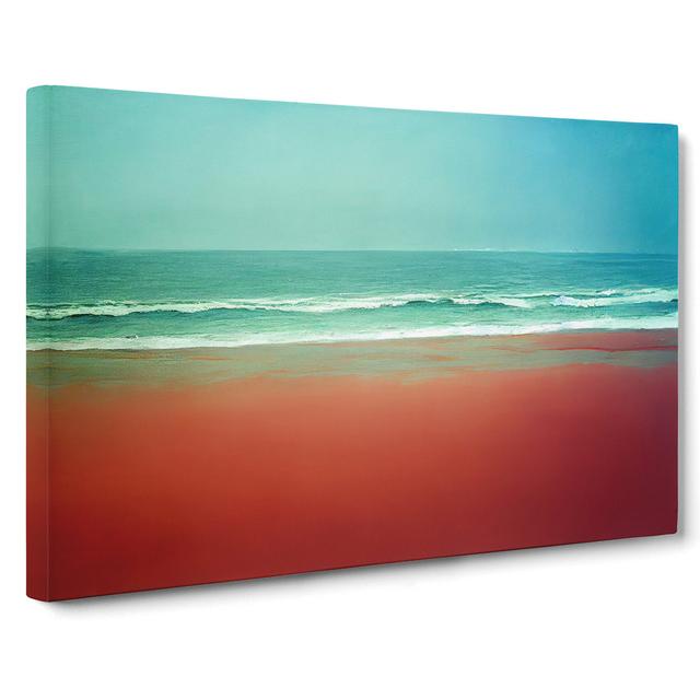 Beach Trance - Wrapped Canvas Graphic Art House of Hampton Size: 50cm H x 76cm W x 3cm D on Productcaster.