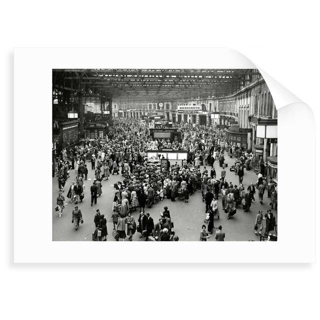 'Waterloo Station 1950s' - Photograph Print George Oliver Size: 40 cm H x 50 cm W x 0.2 cm D, Format: Unframed Paper on Productcaster.