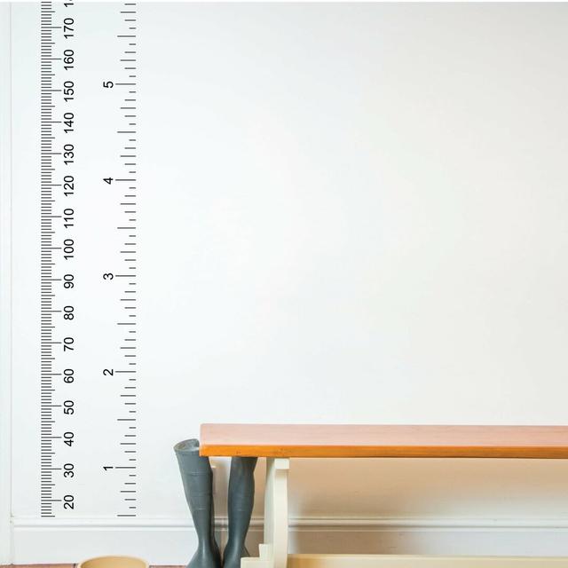 Ruler Wall sticker East Urban Home Colour: Green on Productcaster.