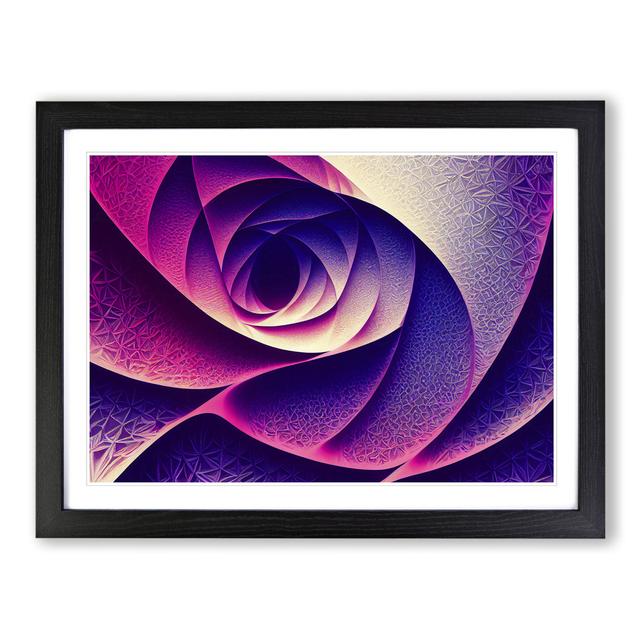 Illuminated Modern Abstract - Picture Frame Graphic Art Metro Lane Frame Colour: Black, Size: 25cm H x 34cm W x 2cm D on Productcaster.