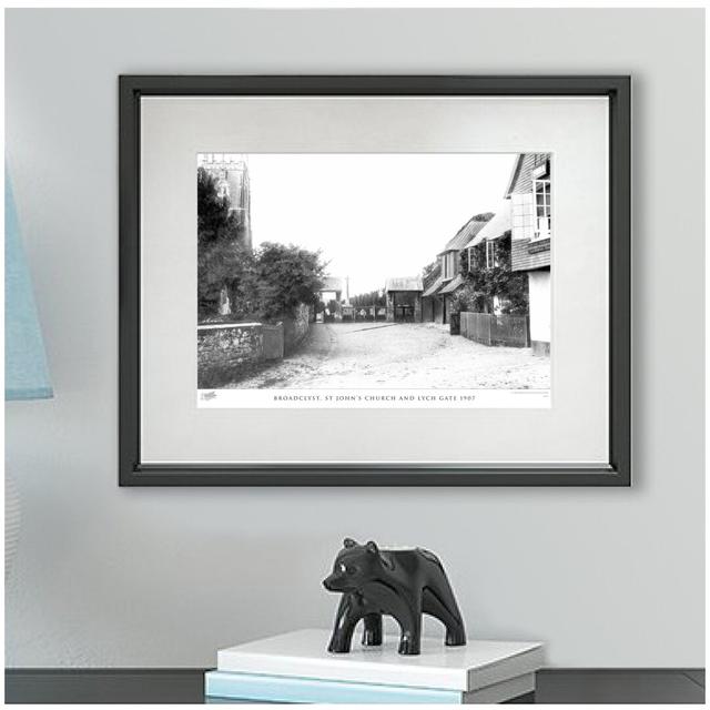 Broadclyst, St John's Church And Lych Gate 1907 - Single Picture Frame Print The Francis Frith Collection Size: 28cm H x 36cm W x 2.3cm D on Productcaster.