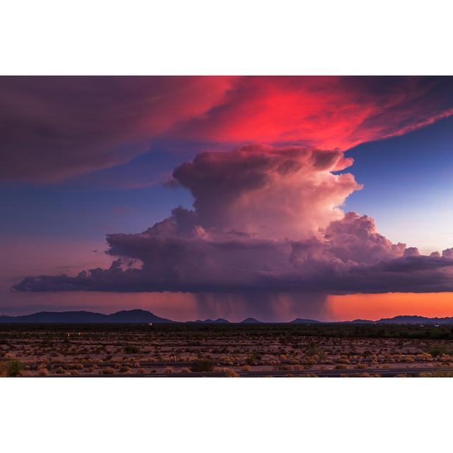 Sunset Storm Clouds Highland Dunes Size: 30cm H x 46cm W x 3.8cm D on Productcaster.