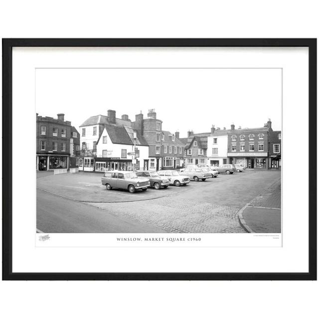 'Winslow, Market Square C1960' by Francis Frith - Picture Frame Photograph Print on Paper The Francis Frith Collection Size: 28cm H x 36cm W x 2.3cm D on Productcaster.