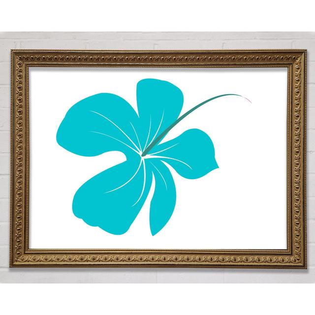 Blue Bloom - Single Picture Frame Art Prints Bright Star Colour: Blue, Size: 42cm H x 59.7cm W on Productcaster.