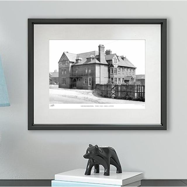 Shirebrook, The Vic Inn C1955 - Single Picture Frame Print The Francis Frith Collection Size: 45cm H x 60cm W x 2.3cm D on Productcaster.