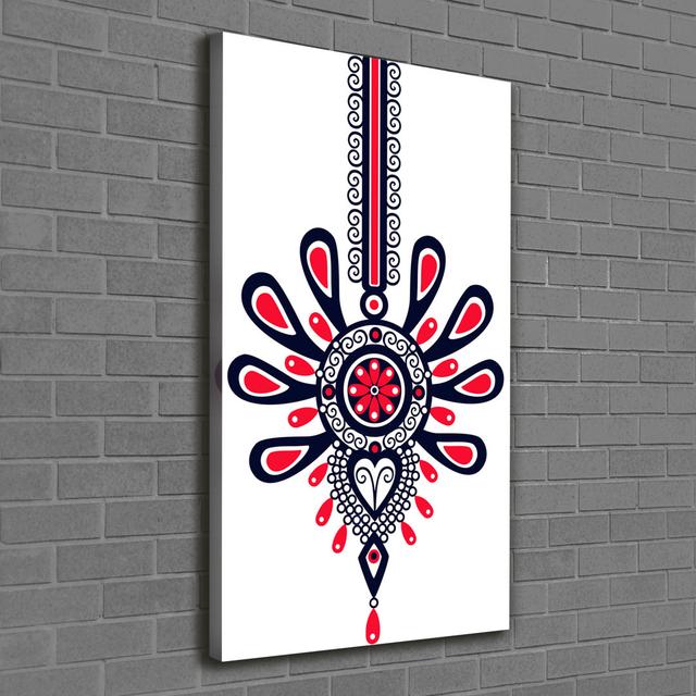 Polish Folk Pattern - Wrapped Canvas Art Print Latitude Vive on Productcaster.