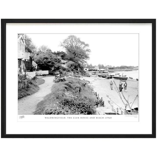 'Waldringfield, the Club House and Beach C1960' by Francis Frith - Picture Frame Photograph Print on Paper The Francis Frith Collection Size: 28cm H x on Productcaster.