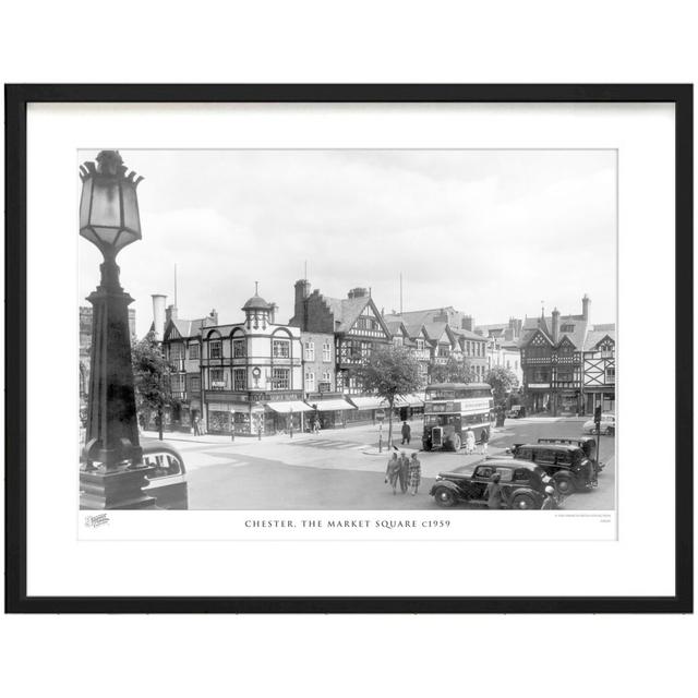 'Chester, the Market Square C1959' by Francis Frith - Picture Frame Photograph Print on Paper The Francis Frith Collection Size: 60cm H x 80cm W x 2.3 on Productcaster.