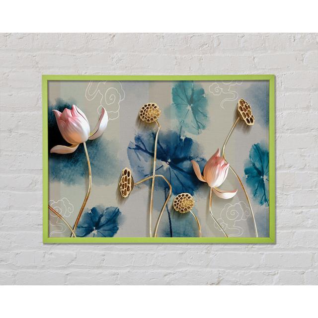 Baymore Stunning Flower Pose - Single Picture Frame Art Prints Ophelia & Co. Size: 59.7cm H x 84.1cm W x 2cm D on Productcaster.