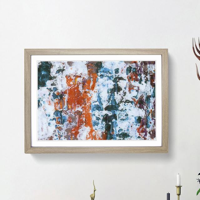 Abstract Vol.96 by S.Johnson - Single Picture Frame Print East Urban Home Size: 24cm H x 33cm W x 2cm D, Frame Option: Oak Framed on Productcaster.