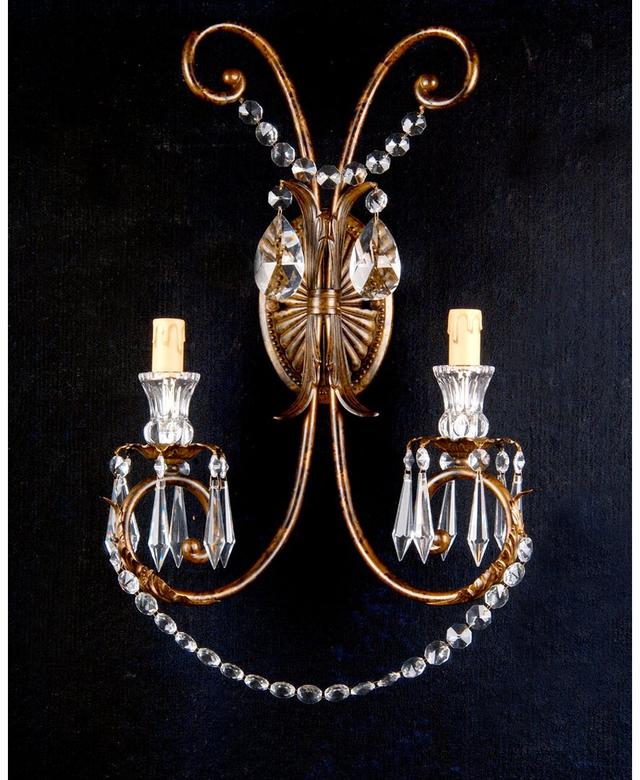 Cowie Candle Wall Light Astoria Grand Finish: French Gold on Productcaster.