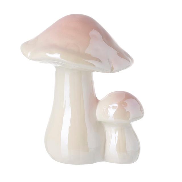 Porcelain Mushroom Decoration The Seasonal Aisle on Productcaster.