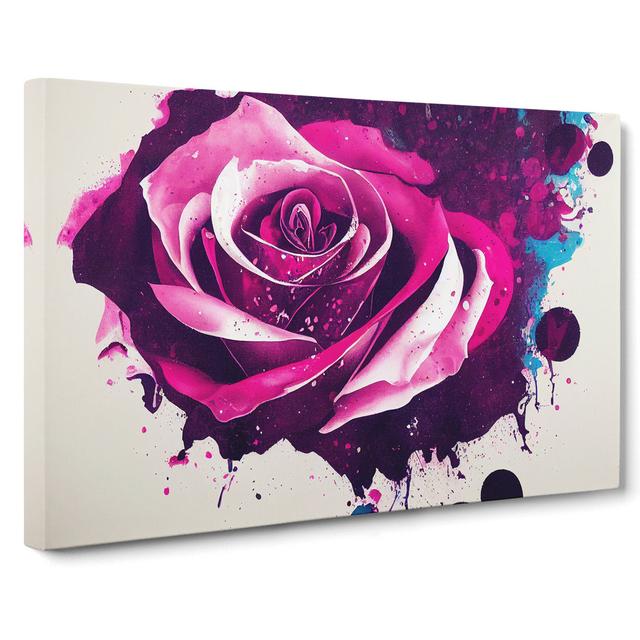 Rose Splash Vol.3 - Wrapped Canvas Print Rosdorf Park Size: 50cm H x 76cm W x 3cm D on Productcaster.