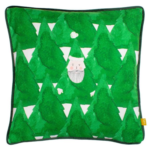 Green Square Scatter Cushion with Filling Make It A Home on Productcaster.