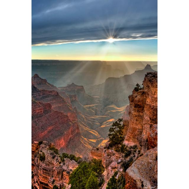 Canyon View XI by David Drost - Wrapped Canvas Photograph Gracie Oaks Size: 91cm H x 61cm W on Productcaster.