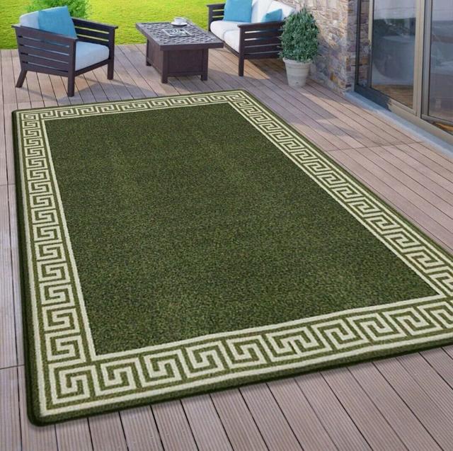 Amyiah Green/Cream Rug Canora Grey Rug Size: Rectangle 160 x 230cm on Productcaster.