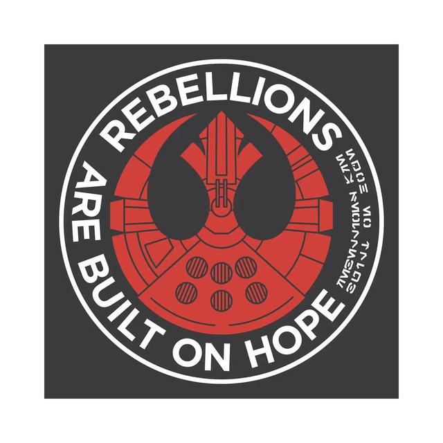 Rebellions Are Built On Hope by Tobi Fairly - Wrapped Canvas Advertisement Maturi Size: 93.98cm H x 93.98cm W x 1.905cm D on Productcaster.