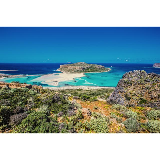 Balos Beach by Janiecbros - Art Prints House of Hampton Size: 50cm H x 75cm W on Productcaster.