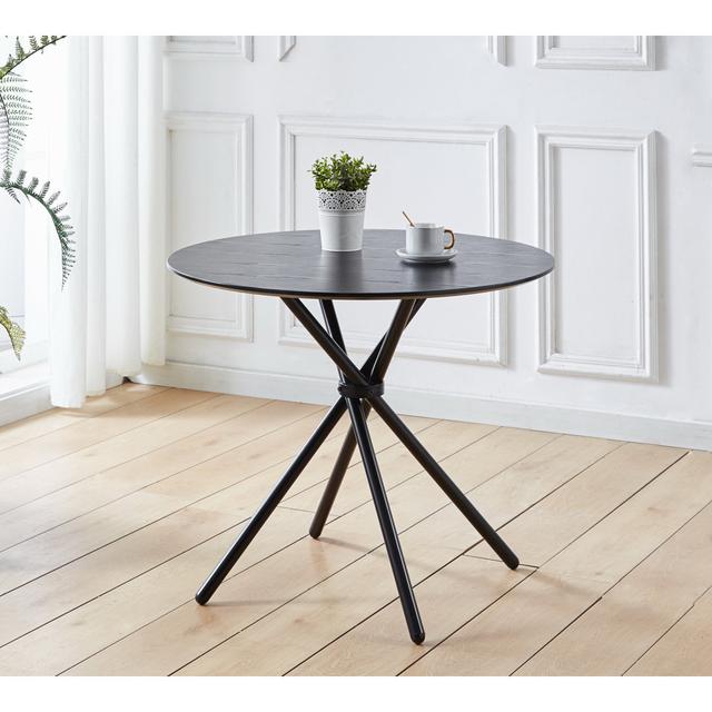 Mose Round 90Cm Dining Table George Oliver on Productcaster.