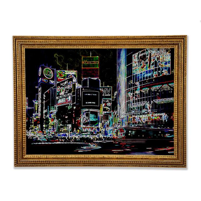 London Night Life - Single Picture Frame Art Prints Ebern Designs Size: 29.1cm H x 42cm W x 3cm D on Productcaster.